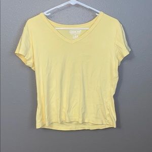 Yellow vneck
